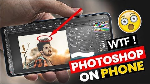 Adobe PHOTOSHOP on smartphone ? | Cutout vijay mahar photo in mobile photoshop | photoshop Tutorial