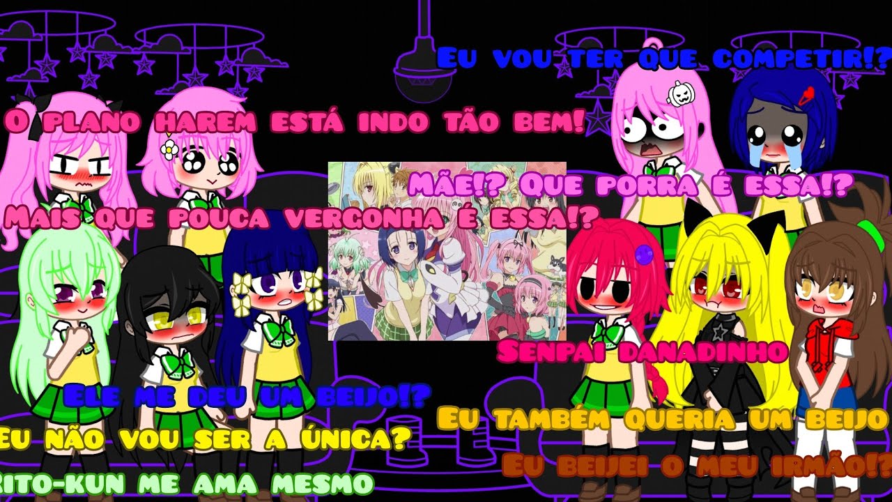 To love-ru react a rito tentando um kabedon em ( quase ) todas as mulheres de to love-ru 
