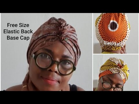 One Size/ Free Size Elastic Back Turban/ Base For Auto Gele#NonStretchMaterial