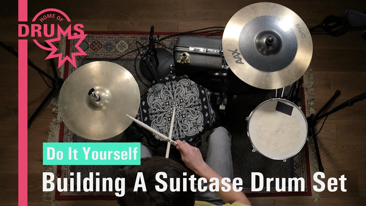DIY Building A Suitcase Drum Set Home Of Drums YouTube