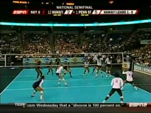 Penn State vs. Hawaii - 2009 NCAA Women's Volleyba...