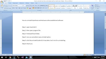 how to uninstall bytefence antimalware