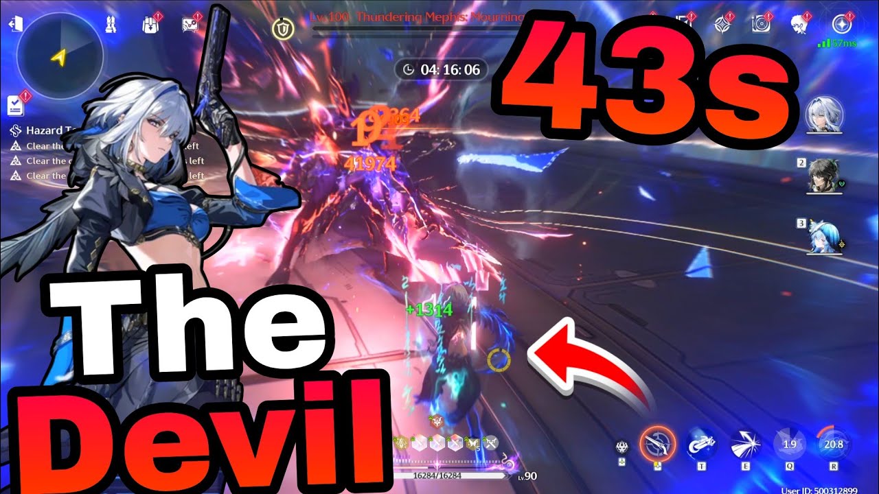 Satan Herself Demolishes The Tower! S0R1 Galbrena Hyper Updated 43s Mephis! [Wuthering Waves]