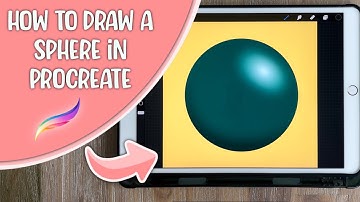 How to draw a sphere in Procreate