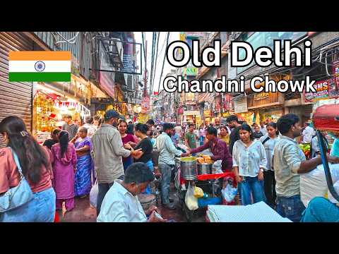 Chandni Chowk, Old Delhi 🇮🇳 | India’s Busiest Market Streets (4K Walking Tour 2026)