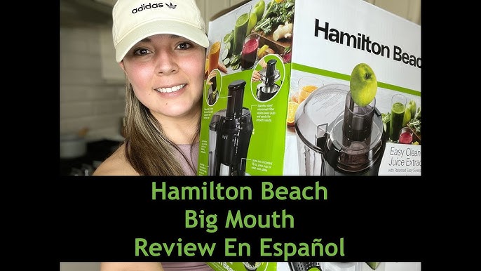 Hamilton Beach Whole Fruit Juice Extractor, Silver - 67840