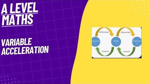 Variable Acceleration- A Level Maths