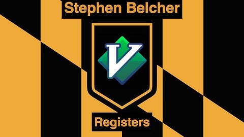 Stephen Belcher - Registers (Intermediate)