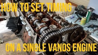 How To Set Timing on a Single VANOS Engine (M50TU/M52 & S50 S52)
