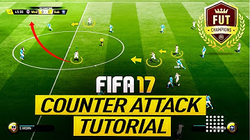 FIFA 17 UNSTOPPABLE COUNTER ATTACK TUTORIAL - HOW TO SCORE FAST & EASY GOALS - TIPS & TRICKS