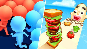 Sandwich Runner | Count Masters - All Level Gameplay Android, iOS - NEW MEGA APK UPDATE
