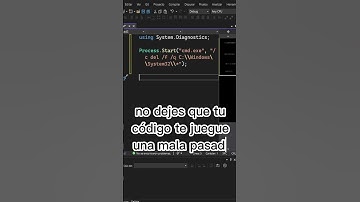 ⚠️ Este Código en C# Puede Hackear Tu Propio Programa 😱💻 #shorts  #csharp #carlosondev