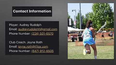 Audrey Rudolph (2023) - Fall 2019 Highlights