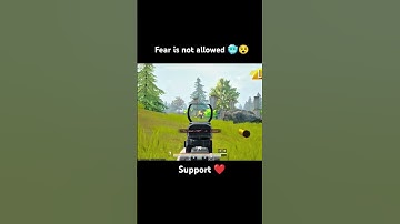 Thumbnail of Fear is not allowed 🥶😵#bgmi #pubgmobile #youtubeshorts #viralvideo #trending #foryou #gaming #song