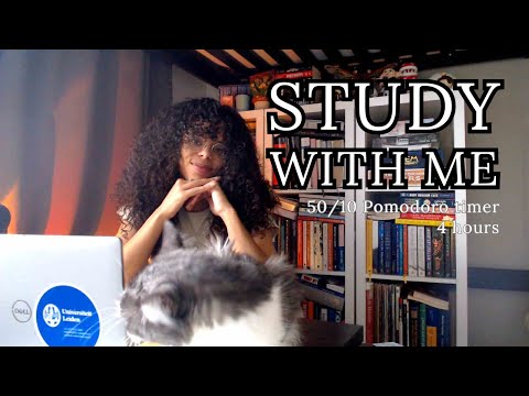 LIVE | Study With Me 📖 50/10 Pomodoro Sessions ⌛ [4 hours]