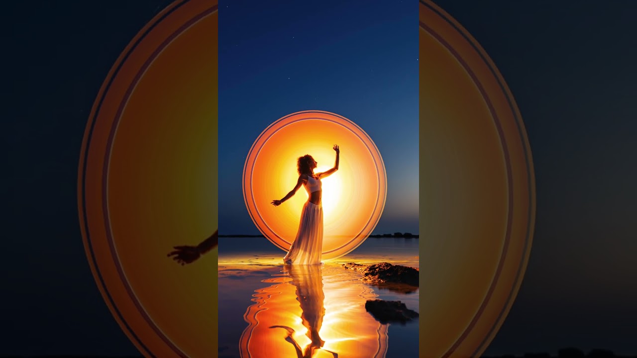 Sublument''s Sea Light Symphony: A Light Painting Session in Salento