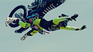 Kiss Of Death Backflip! Freestyle Motocross Recap FMX Ramp-age with Adam Jones 2023