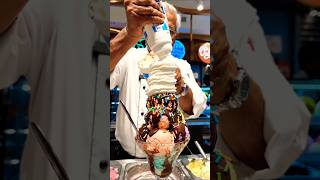 🍦 Giant Ice Cream Sundae with INSANE Toppings! (Satisfying Build) #icecream #cool #diy #goofy#shorts