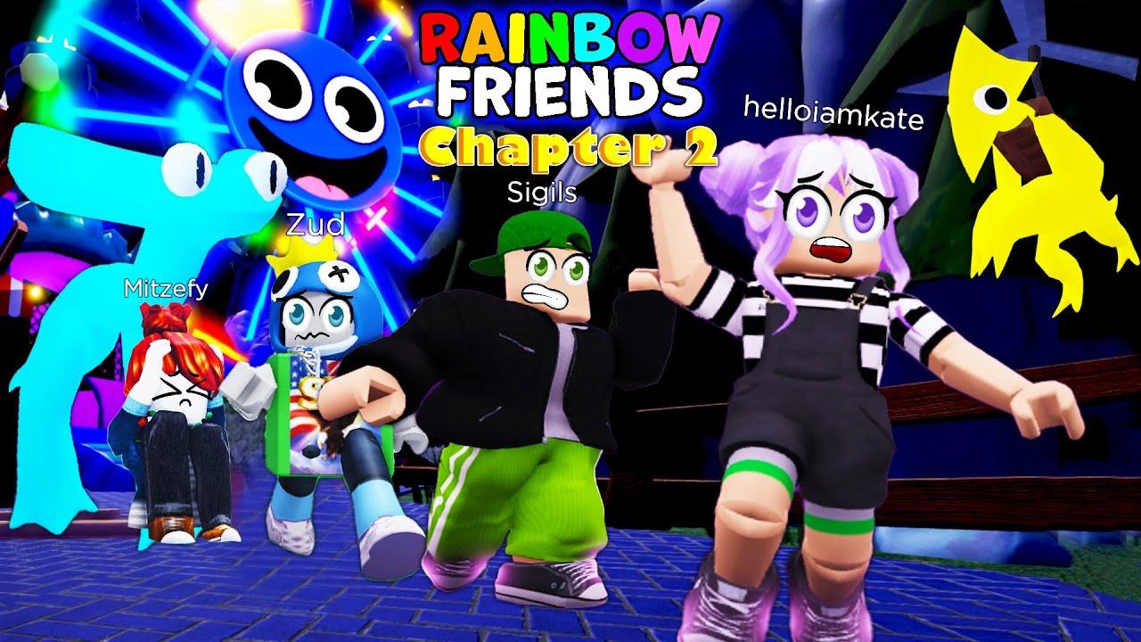 X 上的｢Rᴰ｣ ⚡️：「Rainbow friends chapter 2 spoilers THE RAINBOW FRIENDS ARE  REALLL #roblox #rainbowfriends  / X