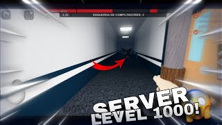 FUI JOGAR NA MINHA CONTA ALT E GANHEI DE UM SERVER LEVEL +1000!!! { ROBLOX FLEE THE FACILITY }