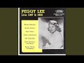 Miniature de la vidéo de la chanson Peggy Lee Introduction (Live)