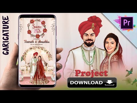 Caricature Wedding Invitation Project (Ak 84)