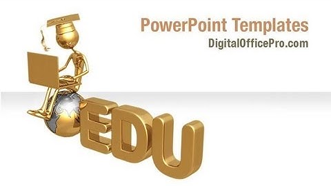 Internet Education PowerPoint Template Backgrounds - DigitalOfficePro #04976W