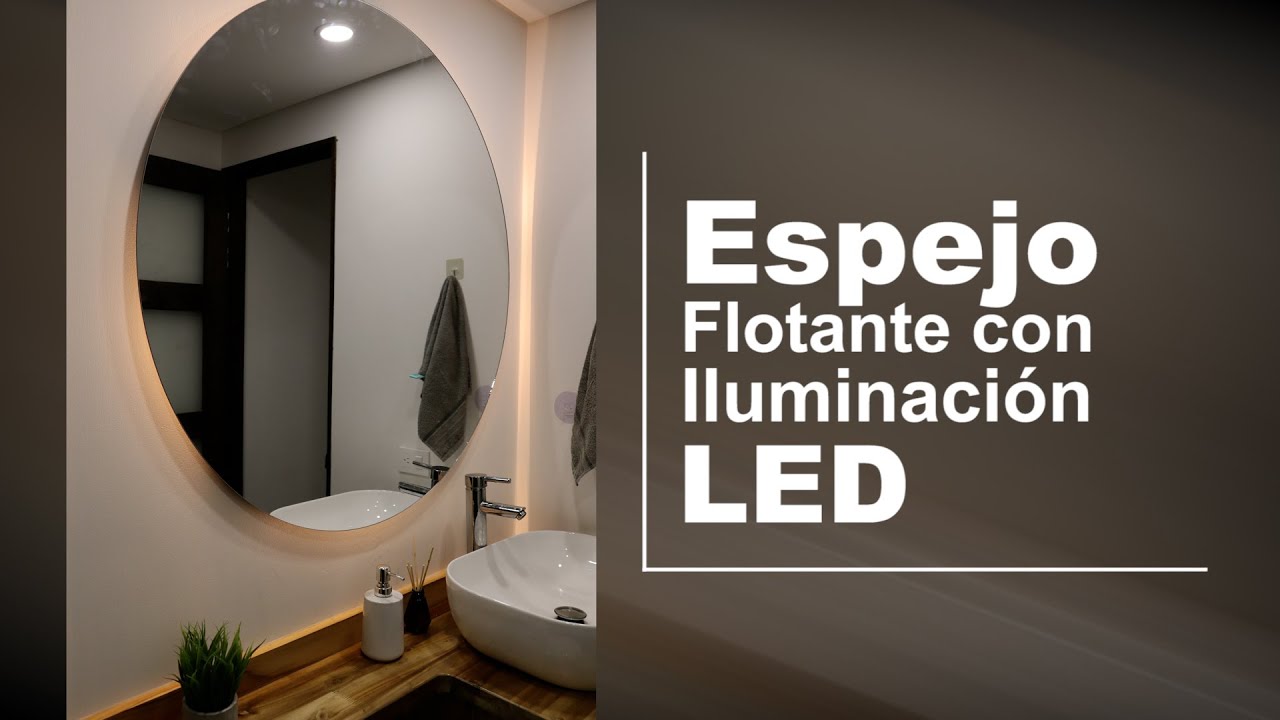Cómo hacer un espejo flotante con iluminación led