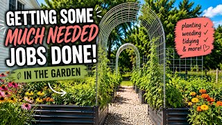 Come Garden With Us 🌱 | Finally Getting Some  Much-Needed Garden Jobs Done