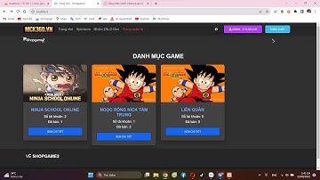Share Code Shop Acc - Giao diện đẹp dễ dùng - MrDev9x