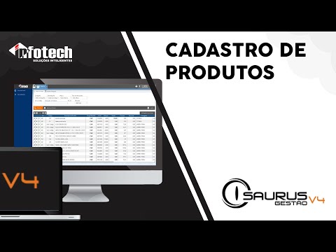 Saurus V4 -  Cadastro de Produtos  |  Infotech Automação