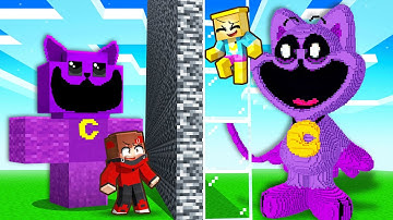 J’ai Triché dans ce Build Battle de CATNAP NOOB vs PRO sur Minecraft !