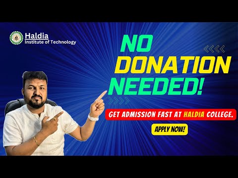 HALDIA INSTITUTE OF TECHNOLOGY | NO DONATION ADMISSION😲 | FEES💸| PLACEMENTS | 2024🔥 #jee #wbjee2024