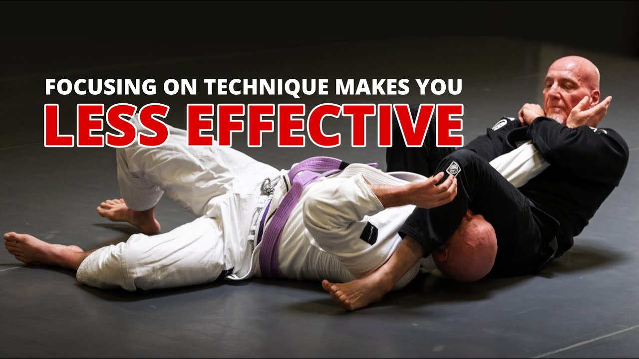 Focusing On Technique Makes You Less Effective in BJJ