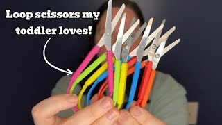 Mini Loop Scissors - A great tool to help littles learn to cut!