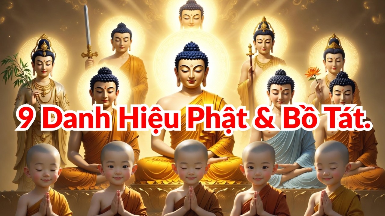 Thiền Ca Niệm 9 Danh Hiệu Phật & Bồ Tát | Thanh Tịnh Tâm – Tăng Trưởng Phước Huệ | Góc Nhỏ Phật Giáo
