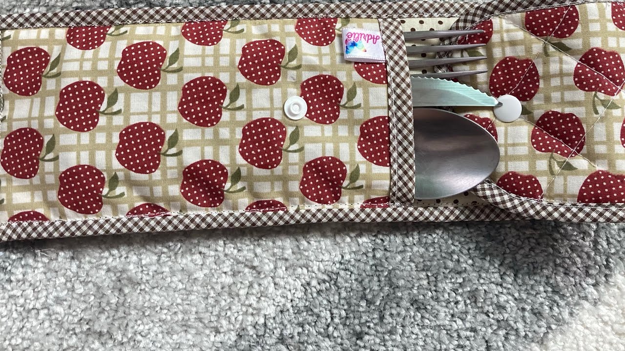 Porta talheres  em tecido