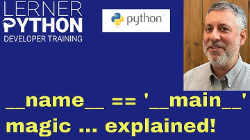 What does "if __name__ == 