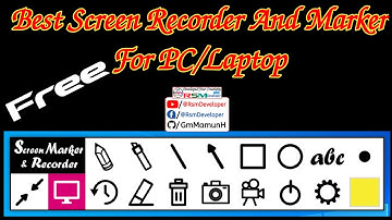 Best Free Screen Recorder And Marker for PC ।। Screen Marker And Recorder ।। @RsmDeveloper