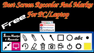 Best Free Screen Recorder And Marker for PC ।। Screen Marker And Recorder ।। @RsmDeveloper