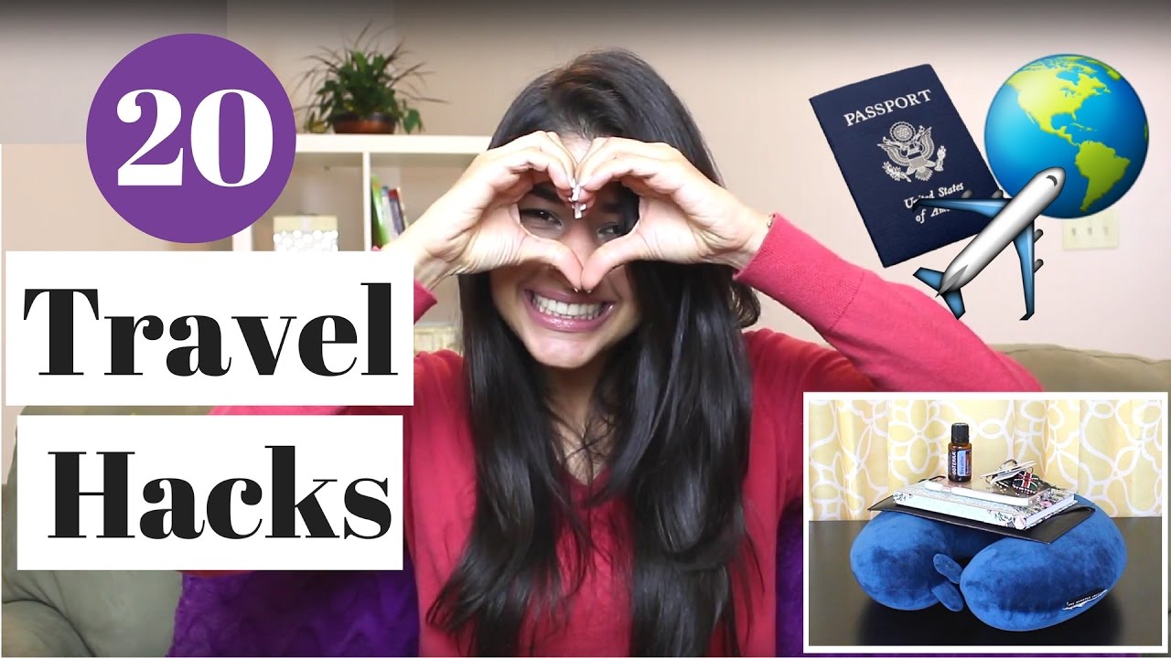 20 Travel Life Hacks You MUST Know! - YouTube