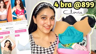 Clovia Bra Haul  4 Bras at ₹899 #supersale #ad #clovia #cloviasale  @theglammom4058 