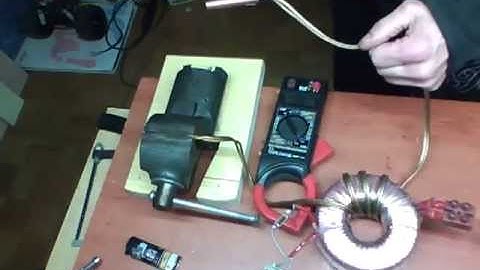 How to DIY SpotWelding (112 Amp) with normal toroidal transformer for RC motor repair