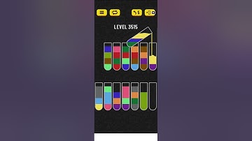 water sort puzzle level 3515