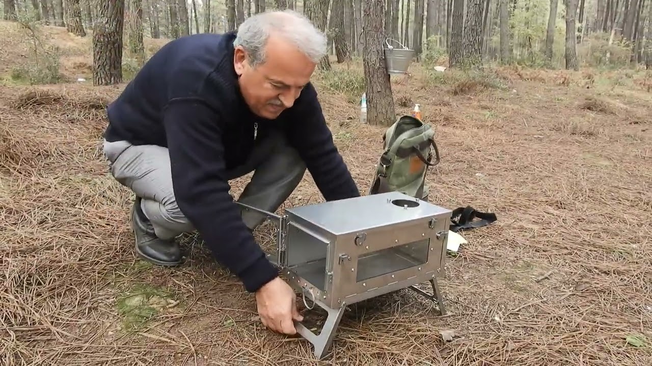 Nature Conpact Tam katlanır Kamp çadır Sobası