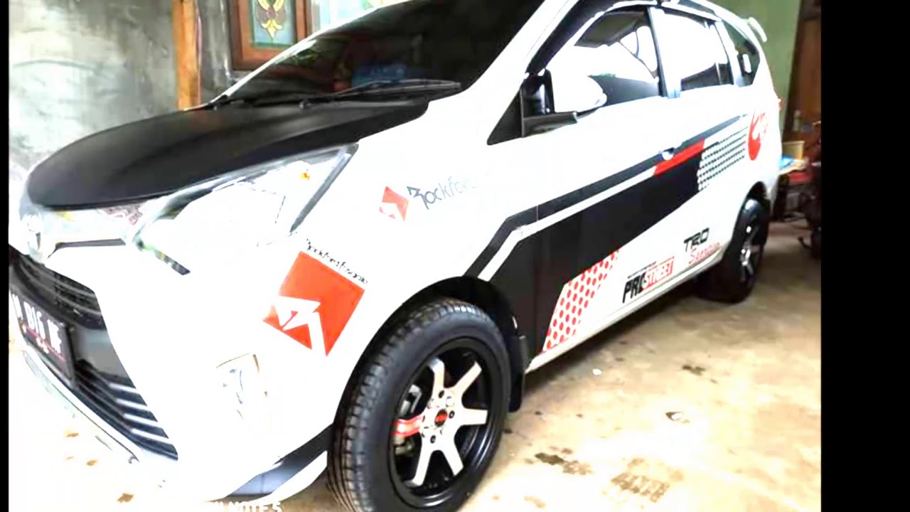Cutting Sticker Mobil Toyota Calya YouTube