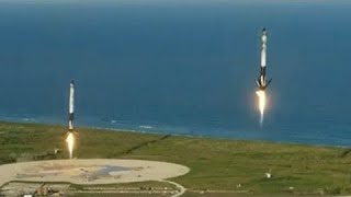 : SpaceX Lands All 3 Falcon Heavy Boosters for the First Time