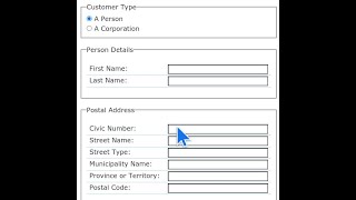 TiddlyWiki Database Application Programming:  "Customers" Application Preview screenshot 5