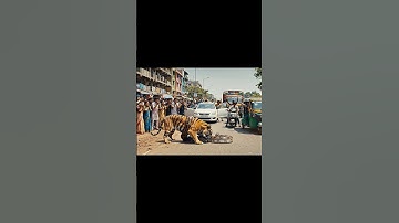 tiger versus python 😱👍🐍 Worldwide most video #youtubeshorts #snake #tiger #shorts