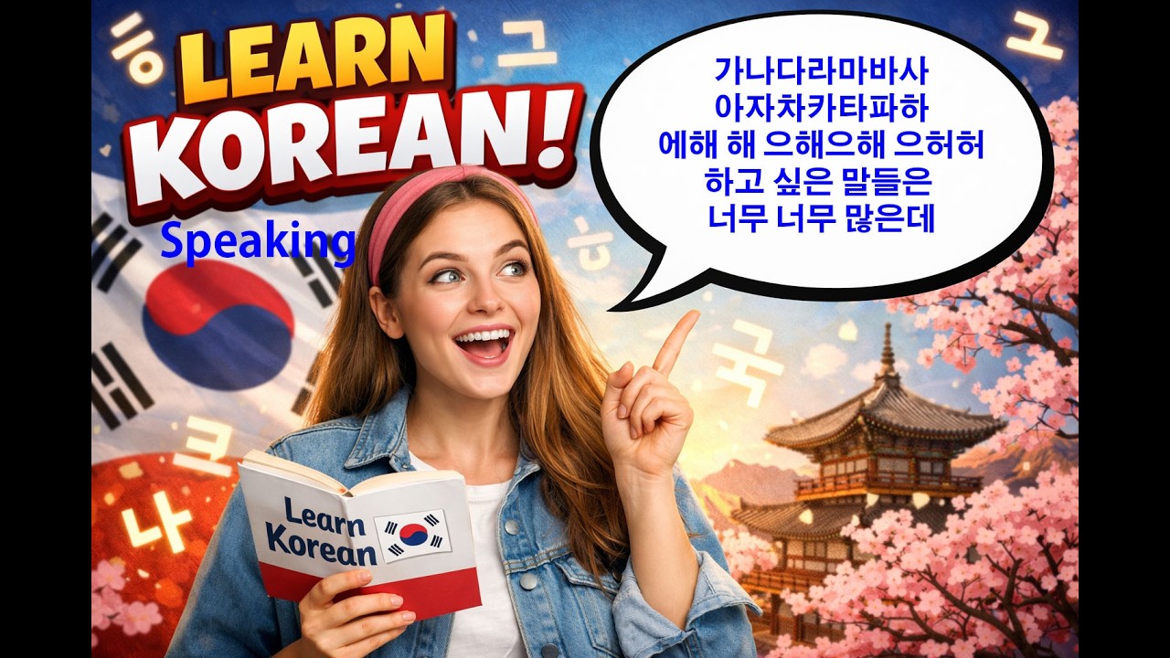 how to improve Korean speaking [learn Korean, study Korean]